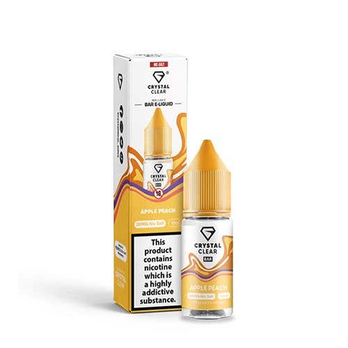 Crystal Clear Bar - Apple Peach 10mg - 10ml